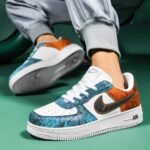 Tenis Zapatillas Importadas Air Force 1 - Azul Ref. 7175