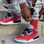 Tenis Zapatillas Importadas Jordan 3 Retro - Rojo Ref. 7210