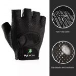 Guantes Deportivos Transpirables Ajustables – Negro Ref. 9010