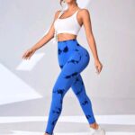 Lycra Leggings Deportivo Tie Dye Push Up – Azul Mar Ref. 1195