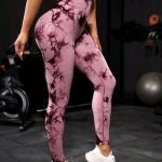 Lycra Leggings Deportivo Tie Dye Push Up - Rosa Ref. 1195