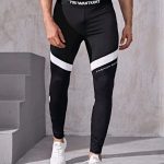 Lycra Leggings Deportivo Transpirable - Negro Blanco Ref. 8020