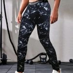 Lycra Leggings Deportivo Transpirable - Negro Blanco Ref. 8040