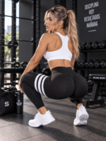 Lycra Leggings Deportivo Push Up - Negro Ref. 1255 - Imagen 6
