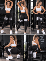 Lycra Leggings Deportivo Push Up - Negro Ref. 1255 - Imagen 7