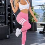 Lycra Leggings Deportivo Push Up - Rosa Ref. 1255