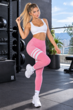 Lycra Leggings Deportivo Push Up - Rosa Ref. 1255