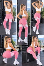 Lycra Leggings Deportivo Push Up - Rosa Ref. 1255 - Imagen 6