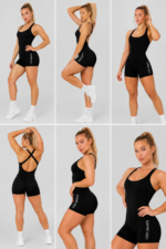 Enterizo Deportivo Push Up Espalda Descubierta - Negro Ref. 5285 - Imagen 6