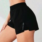 Pantaloneta Short Deportivo 2 en 1 Running - Negro Ref. 4140