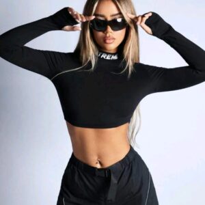 Crop Top Deportivo “Extreme” - Negro Ref. 2465