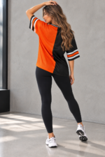 Camiseta Oversize 36 Black & Orange - Ref. 2475 - Imagen 5