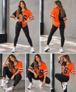 Camiseta Oversize 36 Black & Orange - Ref. 2475 - Imagen 6