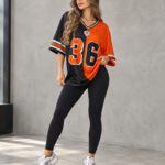 Camiseta Oversize 36 Black & Orange - Ref. 2475