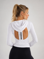 Buzo Deportivo Hollow Back Con Capucha - Blanco Ref. 6125 - Imagen 5