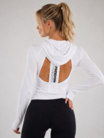Buzo Deportivo Hollow Back Con Capucha - Blanco Ref. 6125 - Imagen 3