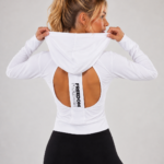Buzo Deportivo Hollow Back Con Capucha - Blanco Ref. 6125