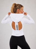 Buzo Deportivo Hollow Back Con Capucha - Blanco Ref. 6125