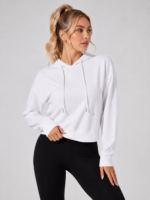 Buzo Deportivo Hollow Back Con Capucha - Blanco Ref. 6125 - Imagen 6