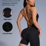 Enterizo Deportivo Push Up Seamless - Negro Ref. 5335