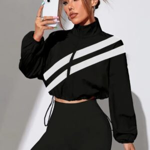 Chaqueta Deportiva Oversize – Negro Ref. 6110