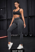 Lycra Leggings Deportivo Transpirable Push Up – Gris Ref. 1415 - Imagen 5