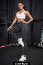 Lycra Leggings Deportivo Transpirable Push Up – Gris Ref. 1415 - Imagen 6