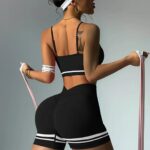 Biker Short Push Up Deportivo Tiro Bajo – Negro Ref. 4165