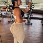 Lycra Leggings Deportivo Push Up Tiro Bajo – Beige Ref. 1505