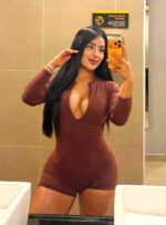 Enterizo Deportivo Corto Push Up - Marrón Ref. 5380 - Imagen 2