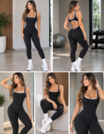 Enterizo Deportivo Push Up Tiro Bajo - Negro Ref. 5310 - Imagen 6
