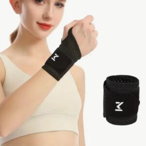 Muñequera Deportiva Ajustable – Negro Ref. 9030