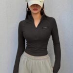 Saco Buzo Deportivo Acanalado Transpirable – Negro Ref. 6140