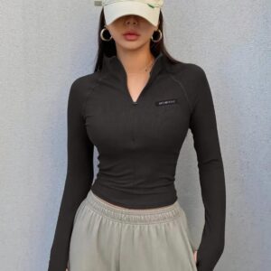 Saco Buzo Deportivo Acanalado Transpirable – Negro Ref. 6140