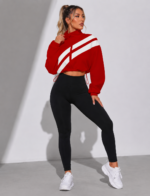 Chaqueta Deportiva Oversize – Rojo Ref. 6110 - Imagen 3