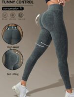 Lycra Leggings Deportivo Transpirable Push Up – Gris Ref. 1420