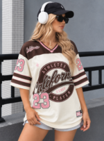 Camiseta Oversize Deportiva California - Rosa Ref. 2550