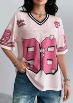 Camiseta Deportiva Oversize SF 98 - Rosa Ref. 2560 - Imagen 5