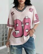 Camiseta Deportiva Oversize SF 98 - Rosa Ref. 2560