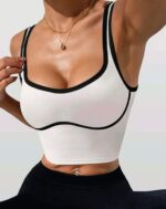 Crop Top Deportivo – Blanco Ref. 2490 - Imagen 3