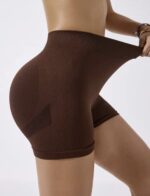 Biker Short Tiro Bajo En V Gym Minute – Marrón Ref. 4150 - Imagen 4