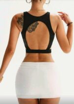 Top Deportivo Con Espalda Abierta – Negro Ref. 2575 - Imagen 9