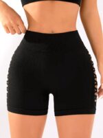 Biker Short Deportivo Push Up Con Detalles Laterales – Negro Ref. 4175 - Imagen 5