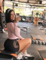 Biker Short Deportivo Push Up Con Detalles Laterales – Negro Ref. 4175