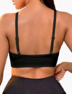 Crop Top Deportivo Espalda Descubierta Escotado – Negro Ref. 2595 - Imagen 4