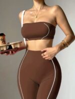 Conjunto Deportivo Power Curve Push Up – Marrón Ref. 5490 - Imagen 4