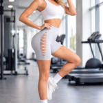 Biker Short Deportivo Push Up Con Detalles Laterales - Gris Ref. 4175