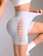 Biker Short Deportivo Push Up Con Detalles Laterales - Gris Ref. 4175 - Imagen 8