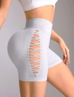 Biker Short Deportivo Push Up Con Detalles Laterales - Gris Ref. 4175 - Imagen 5