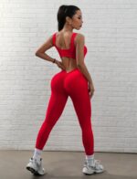 Enterizo Deportivo Transpirable Push Up Tiro bajo - Rojo Ref. 5235 - Imagen 2